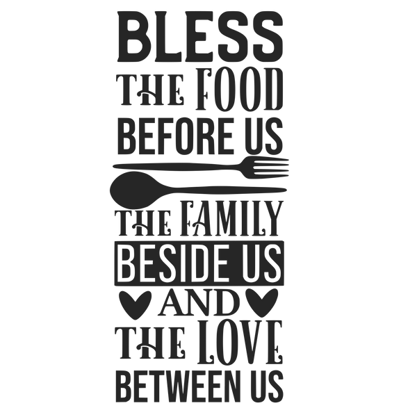 BLESS THE FOOD 3 12X9 BAMBOO CUTTING BOARD