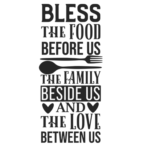 BLESS THE FOOD 3 12X9 BAMBOO CUTTING BOARD