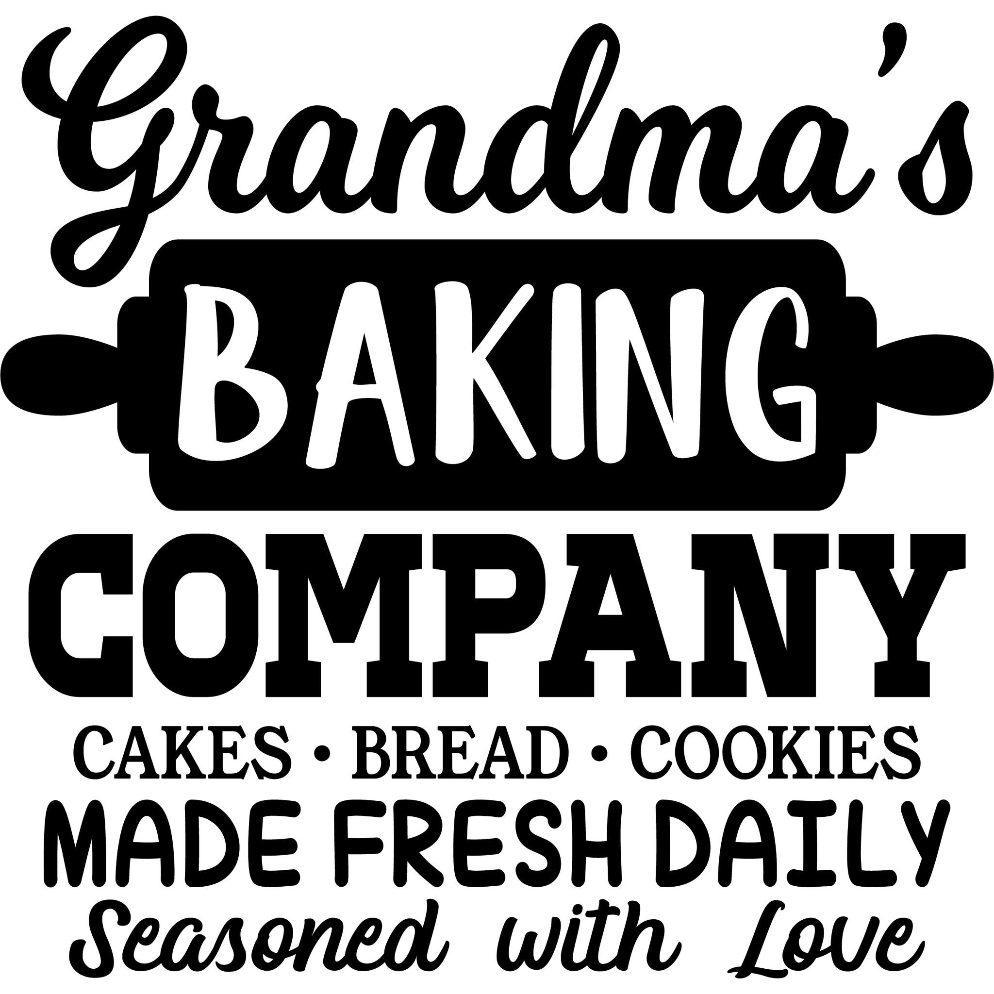 GRANDMA'S BAKING COMPANY 12X9 BAMBOO CUTTING BOARD