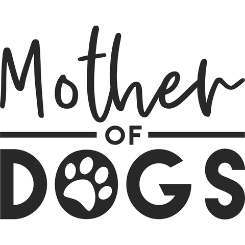 MOTHER OF DOGS 12X9 BAMBOO CUTTING BOARD