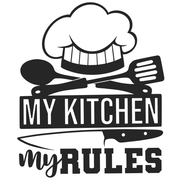 MY KITCHEN MY RULES 2 12X9 BAMBOO CUTTING BOARD