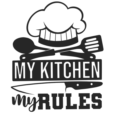 MY KITCHEN MY RULES 2 12X9 BAMBOO CUTTING BOARD