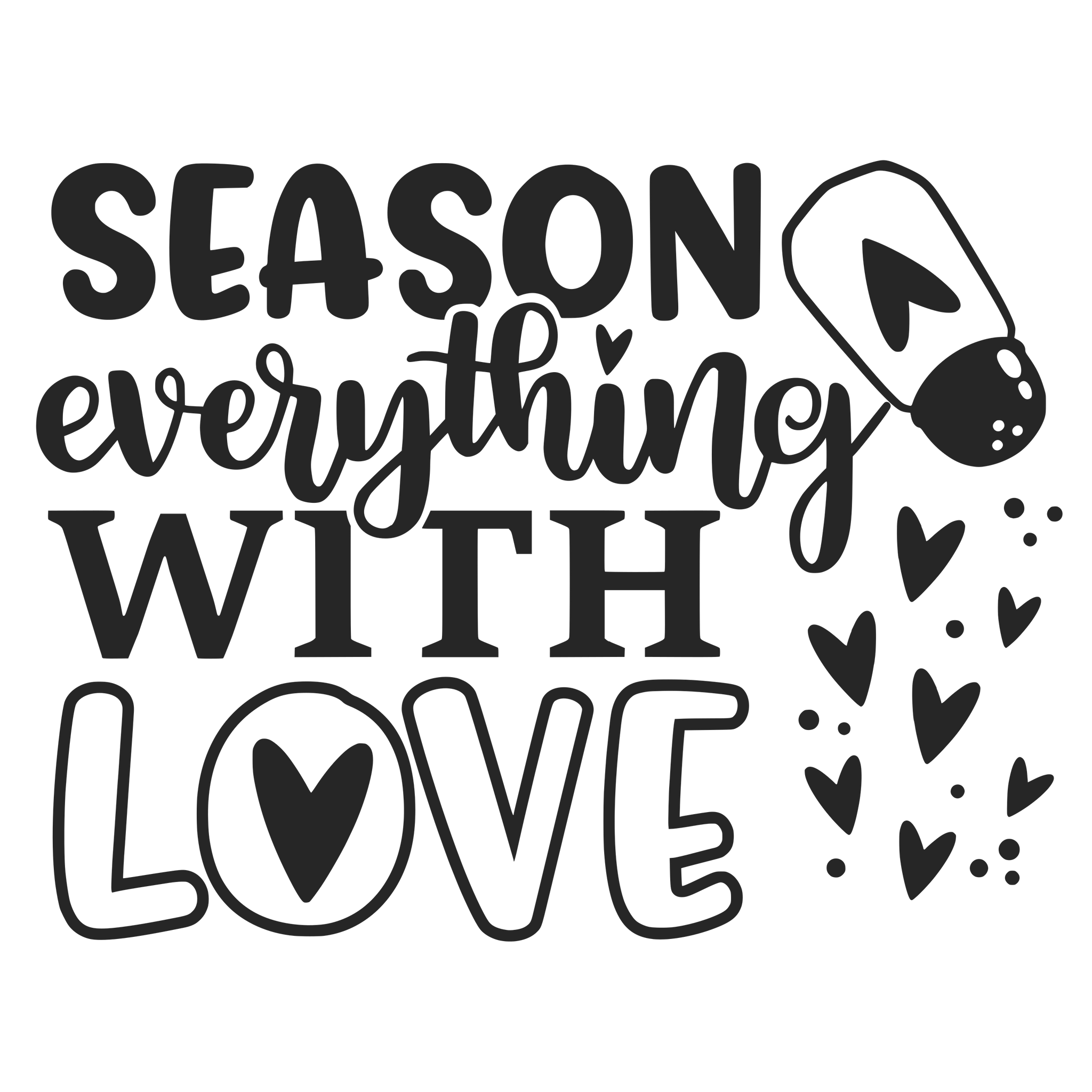 SEASON EVERYTHING WITH LOVE 12X9 BAMBOO CUTTING BOARD