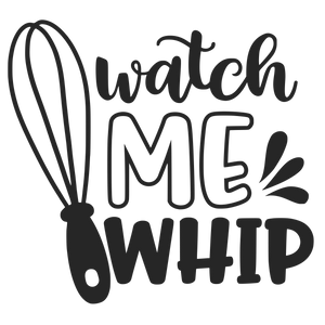 WATCH ME WHIP 12X9 BAMBOO CUTTING BOARD