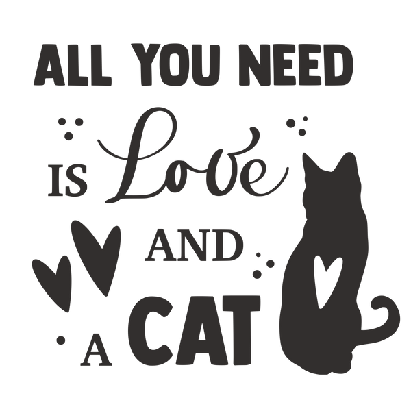 love and a cat