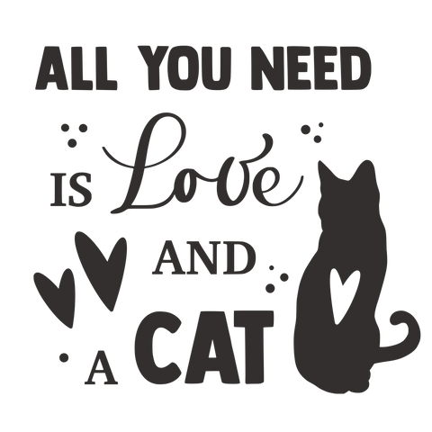 love and a cat