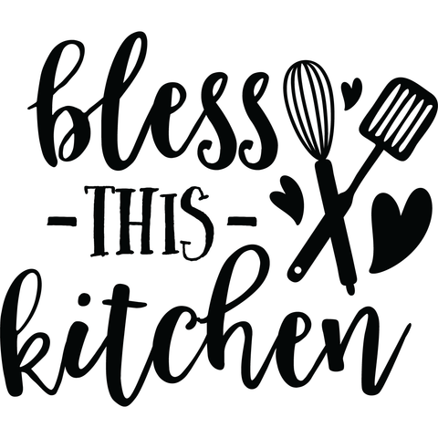 BLESS THIS KITCHEN 12X9 CUTTING BOARD