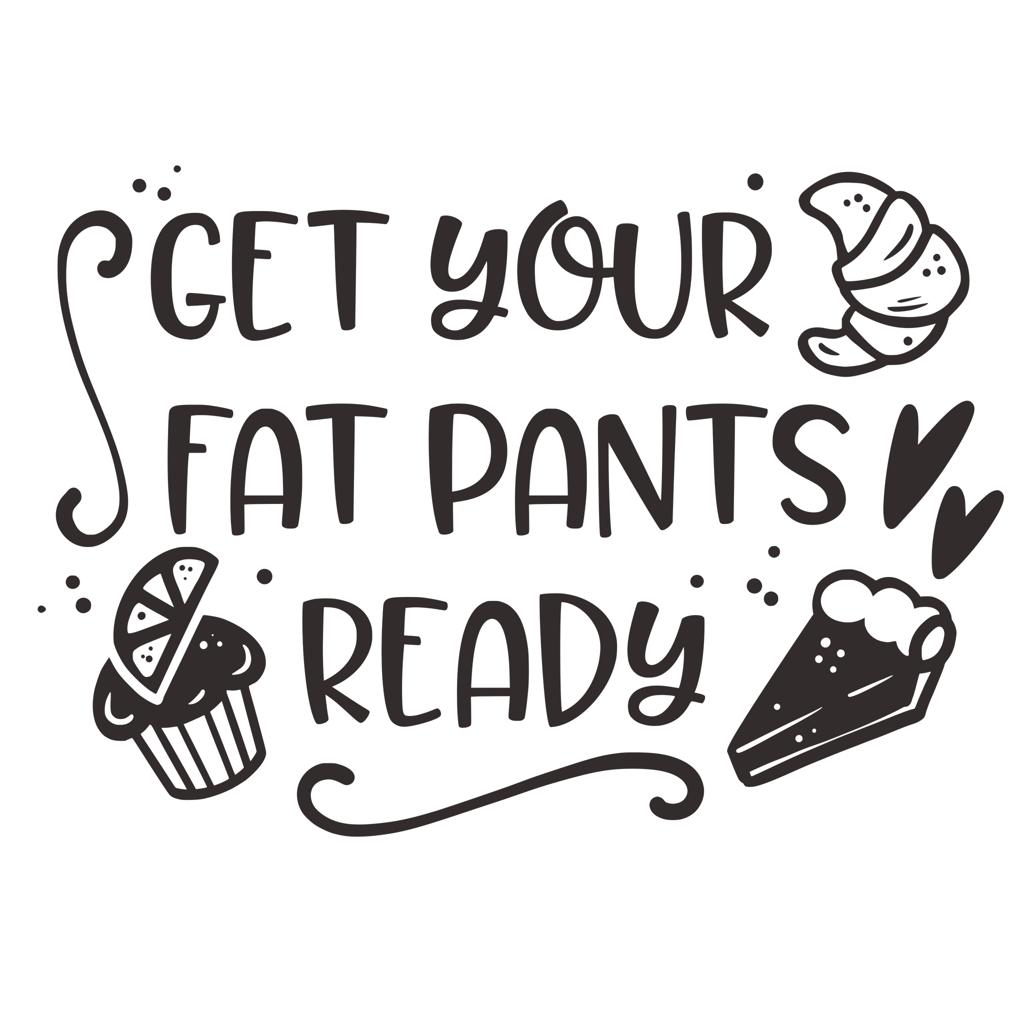 GET YOUR FAT  PANTS  12X9 BAMBOO CUTTING  BOARD