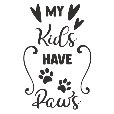 MY KIDS HAVE PAWS 12X9 BAMBOO CUTTING BOARDS